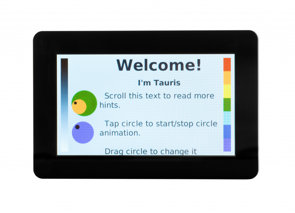 RBG TAURIS control unit 4,3" TFT UP NEW EAP electric